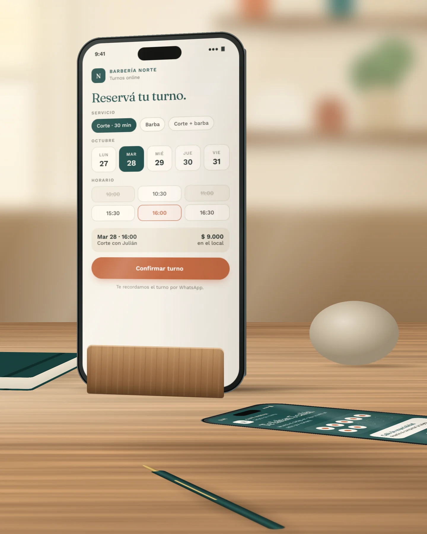 Micro app de turnos diseñada por Didactia